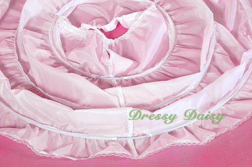 PC003 3-Hoop Crinoline Petticoat Slip Underskirt For Girl Dresses