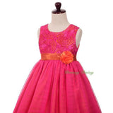 FG336 Girls' Soutache Tulle Special Pageant Party Birthday Occasion Dress Size 18 Months - 6X