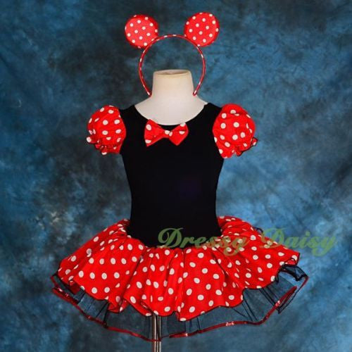 Dressy Daisy Girls' Polka Dots Halloween Christmas Fancy Dress Dance Costume with Headband Dressy Daisy Girls' Polka Dots Halloween Christmas Fancy Dress Dance Costume with Headband