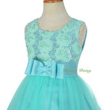 FG293 Girls' Sequin Satin Tulle Pageant Dresses Flower Girl Party Dress Size 3-10