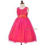 FG336 Girls' Soutache Tulle Special Pageant Party Birthday Occasion Dress Size 18 Months - 6X
