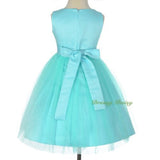 FG293 Girls' Sequin Satin Tulle Pageant Dresses Flower Girl Party Dress Size 3-10