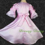 VD002 Vintage Victorian Dresses Fancy Costume Pageant Flower Girl Dress Size 2T-9