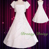 FG097J Girls' Beading Occasion Communion Dresses Wedding Flower Girl Dress Size 2-12