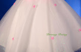 FG277A Off-shoulder Flower Girl Dress Wedding Pageant Party Birthday Size 2-9