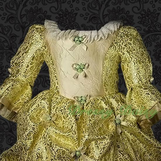 VD005 Girls Vintage Victorian Dresses Fancy Party Costume Pageant Dress Size 2T-10