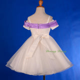 FG277A Off-shoulder Flower Girl Dress Wedding Pageant Party Birthday Size 2-9