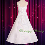FG097J Girls' Beading Occasion Communion Dresses Wedding Flower Girl Dress Size 2-12