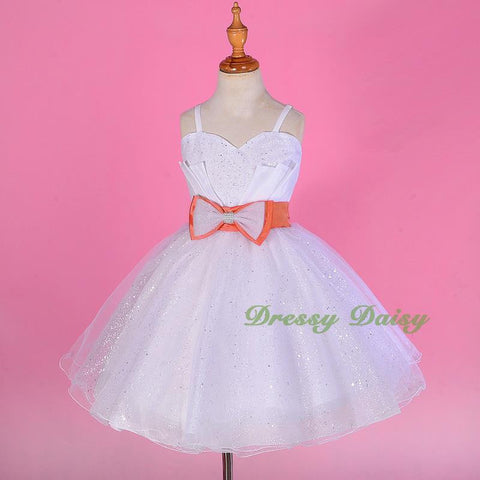 FG261 Girls' Tulle Flower Girl Dresses For Wedding Pageant Size 2-7