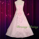 FG097J Girls' Beading Occasion Communion Dresses Wedding Flower Girl Dress Size 2-12