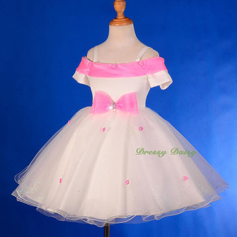FG277A Off-shoulder Flower Girl Dress Wedding Pageant Party Birthday Size 2-9