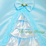 VD002 Vintage Victorian Dresses Fancy Costume Pageant Flower Girl Dress Size 2T-9