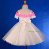 FG277A Off-shoulder Flower Girl Dress Wedding Pageant Party Birthday Size 2-9