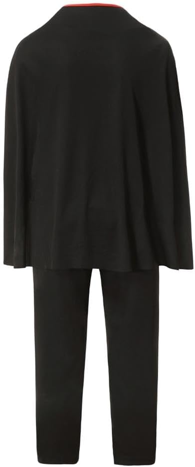 Dressy Daisy Little Kids Boys Black Zorro Halloween Party Dress Up Costume Outfit Set with Cape, Mask and Hat Size 6-12