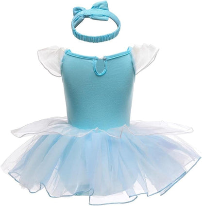 Dressy Daisy Infant Baby Girl Princess Dress Costume Romper Tulle Tutu Fancy Birthday Halloween Bodysuit Outfit with Headband