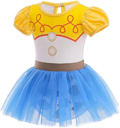 Dressy Daisy Infant Baby Girl Princess Dress Costume Romper Tulle Tutu Fancy Birthday Halloween Bodysuit Outfit with Headband