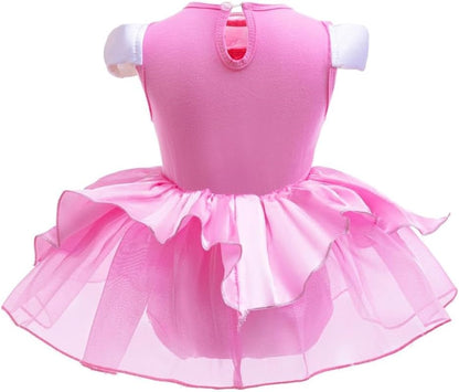 Dressy Daisy Infant Baby Girl Princess Dress Costume Romper Tulle Tutu Fancy Birthday Halloween Bodysuit Outfit with Headband