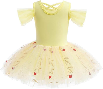 Dressy Daisy Ballet Tutu Dress Girls Size 18m-8 | Toddler Kids Princess Tulle Skirt Leotards Ballerina Outfit Dance Costume