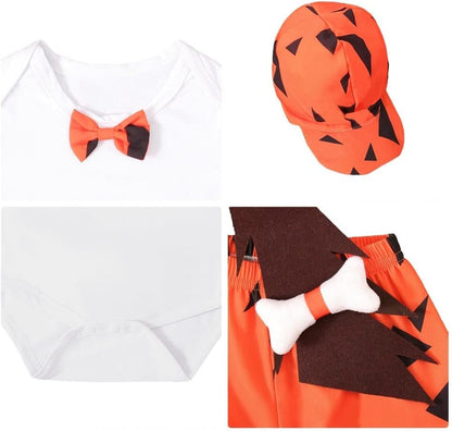 Dressy Daisy Infant Baby Cave Boys Halloween Costume Suit Fancy Party Dress Up Set with Hat and Bat