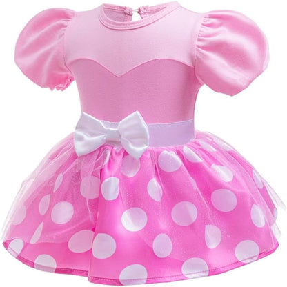 Dressy Daisy Infant Baby Girls Polka Dots Romper Costume Onesie Halloween Birthday Party Dress with Headband