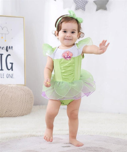 Dressy Daisy Infant Baby Girl Princess Dress Costume Romper Tulle Tutu Fancy Birthday Halloween Bodysuit Outfit with Headband