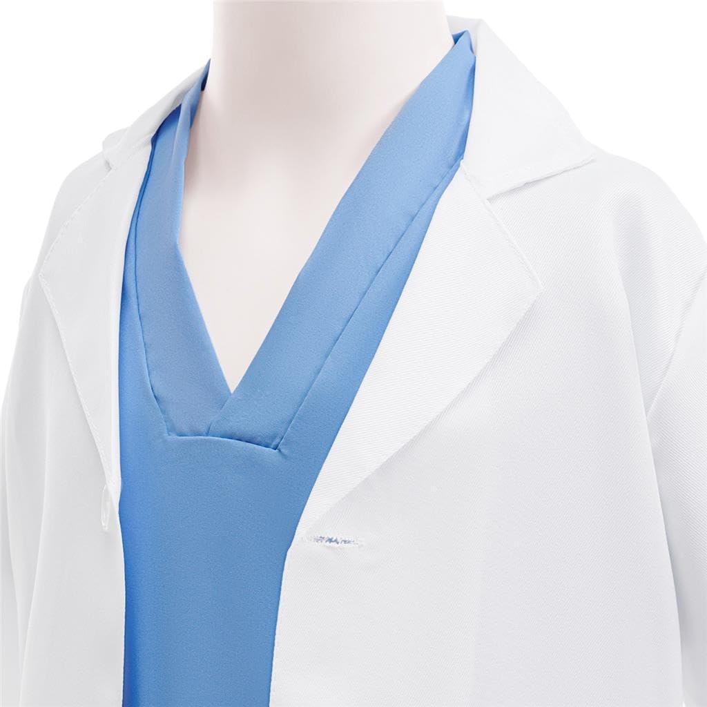 Dressy Daisy Kids Ages 4-14 Doctor Costume Play Set Nurse Dress Up Scrubs with Lab Coat & Medical Accessories for Career Day