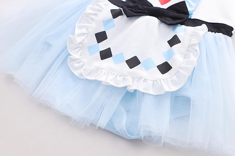 Dressy Daisy Infant Baby Girl Princess Dress Costume Romper Tulle Tutu Fancy Birthday Halloween Bodysuit Outfit with Headband