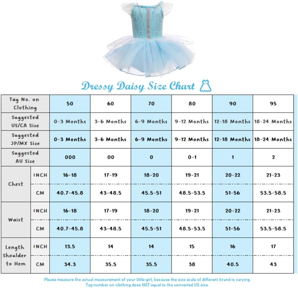 Dressy Daisy Infant Baby Girl Princess Dress Costume Romper Tulle Tutu Fancy Birthday Halloween Bodysuit Outfit with Headband