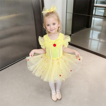 Dressy Daisy Ballet Tutu Dress Girls Size 18m-8 | Toddler Kids Princess Tulle Skirt Leotards Ballerina Outfit Dance Costume