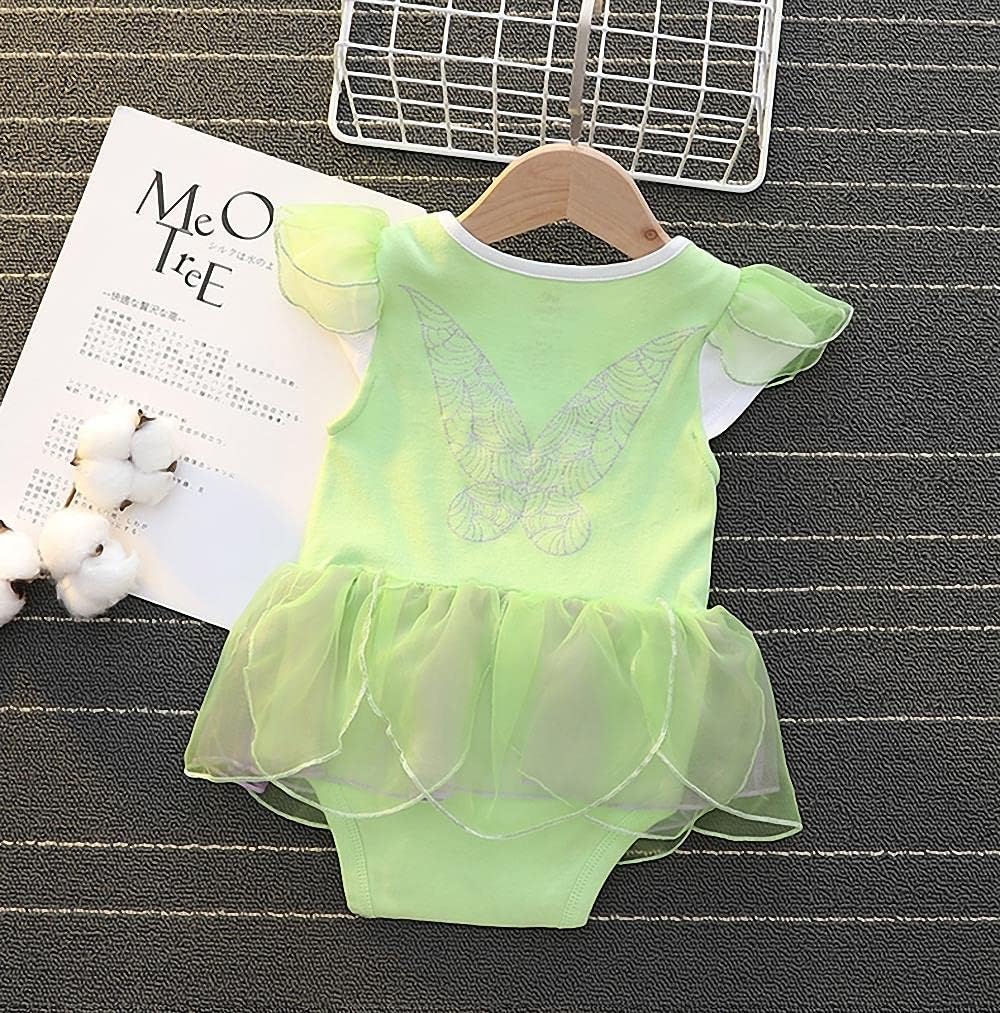 Dressy Daisy Infant Baby Girl Princess Dress Costume Romper Tulle Tutu Fancy Birthday Halloween Bodysuit Outfit with Headband