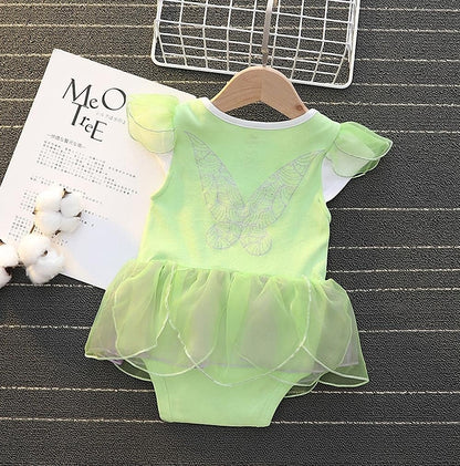 Dressy Daisy Infant Baby Girl Princess Dress Costume Romper Tulle Tutu Fancy Birthday Halloween Bodysuit Outfit with Headband