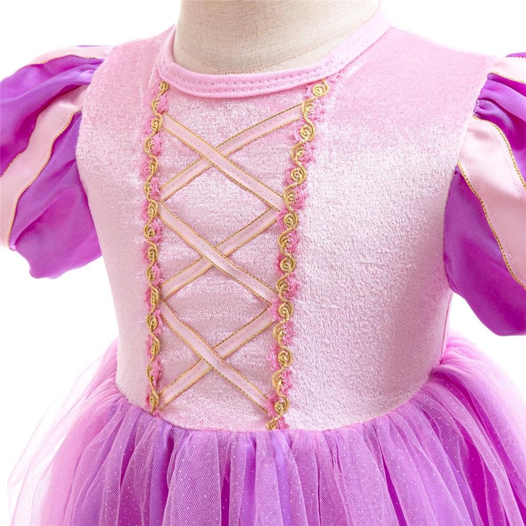 Dressy Daisy Infant Baby Girl Princess Dress Costume Romper Tulle Tutu Fancy Birthday Halloween Bodysuit Outfit with Headband