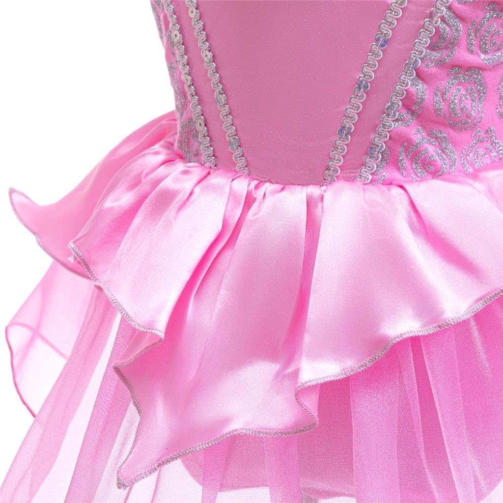 Dressy Daisy Infant Baby Girl Princess Dress Costume Romper Tulle Tutu Fancy Birthday Halloween Bodysuit Outfit with Headband