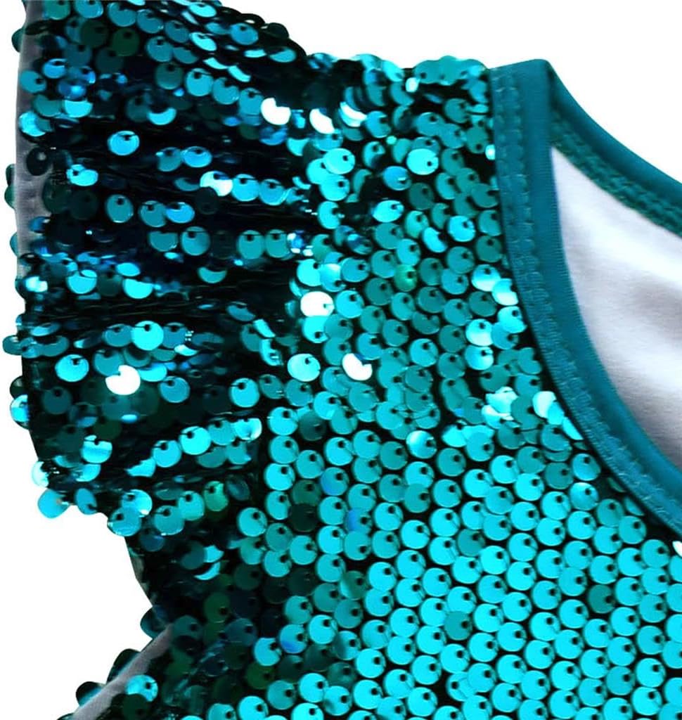 Dressy Daisy Girls 2T-12 Sequin Party Dress Sparkling A-Line Outfit for Kids Birthday Wedding Pageant Stage Show