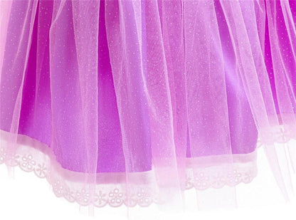 Dressy Daisy Infant Baby Girl Princess Dress Costume Romper Tulle Tutu Fancy Birthday Halloween Bodysuit Outfit with Headband