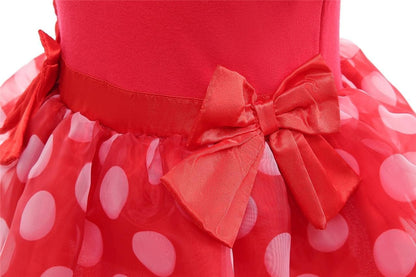 Dressy Daisy Infant Baby Girls Polka Dots Romper Costume Onesie Halloween Birthday Party Dress with Headband