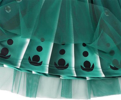 Dressy Daisy Ice Princess Coronation Costume Outfit, Toddler Little Girls for Casual Dress Birthday Party, Size 2T-10 Green