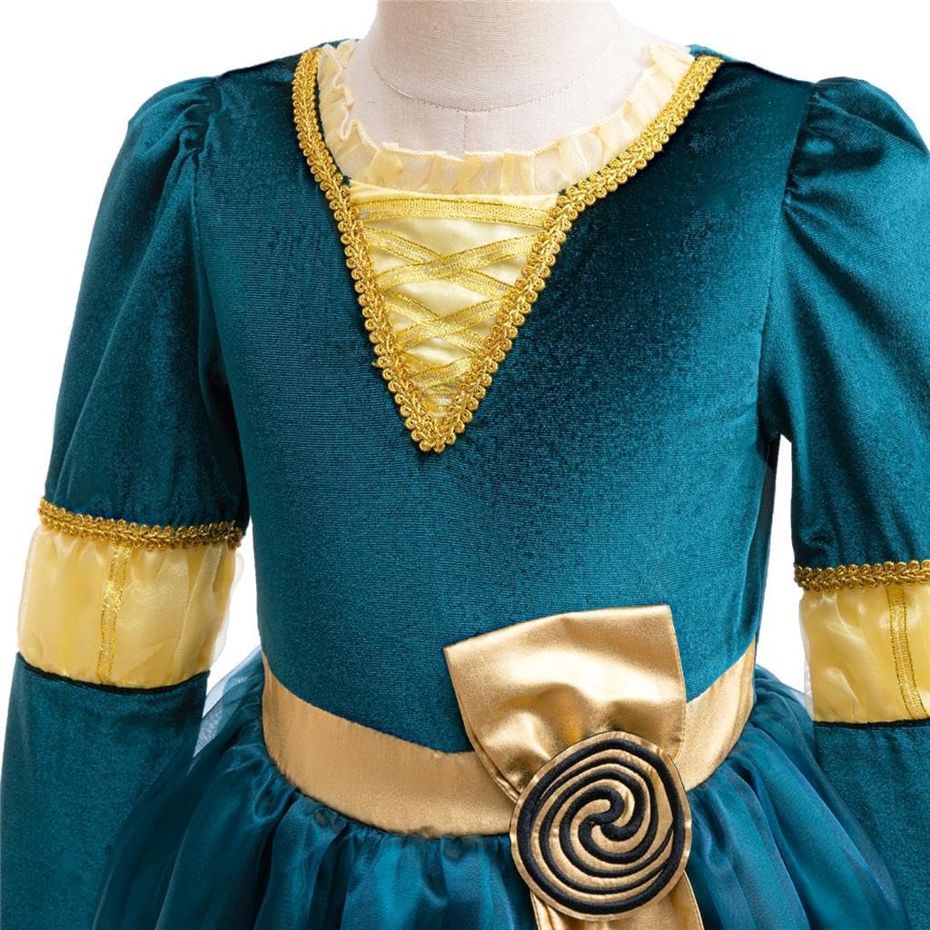 Dressy Daisy Girls Princess Costume Toddler Medieval Renaissance Dress for Halloween Birthday Party Role Play Size 2-12