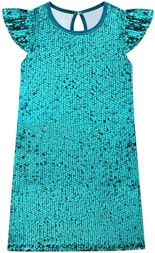 Dressy Daisy Girls 2T-12 Sequin Party Dress Sparkling A-Line Outfit for Kids Birthday Wedding Pageant Stage Show