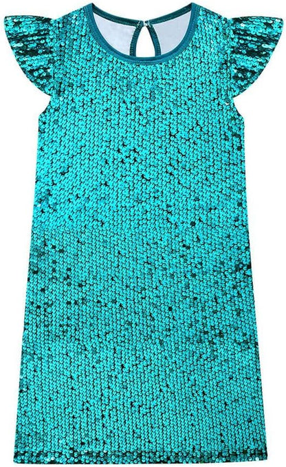 Dressy Daisy Girls 2T-12 Sequin Party Dress Sparkling A-Line Outfit for Kids Birthday Wedding Pageant Stage Show