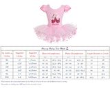 BA060 Girls' Sequined Ballerina Shoe Ballet Tutus Fairy Dance Costumes Size 2-8