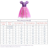 FC056 Princess Costume Halloween Birthday Fancy Party Dress Up Pageant Gown for Girls