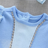 FC213 - Baby Girl Princess Romper Costumes Onesie Dress Bodysuit with Headband