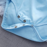 FC296 - Baby Girl Princess Romper Costumes Onesie Dress Bodysuit with Headband
