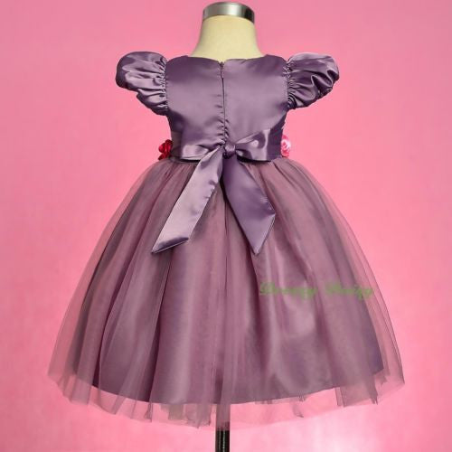 FG327 Baby Girls' Tulle Flower Girl Dresses Pageant Party Birthday Dress Size 9 Months - 4