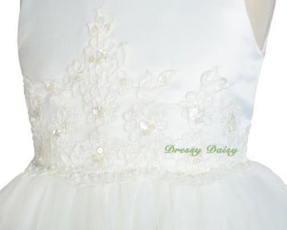 FG307 Sequined Embroidery Flower Girl Dresses Communion Occasion Dress Size 3-11
