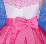 FG243 Girls' Polka Dot Pattern Tulle Flower Girl Pageant Dresses Size 2-8