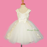 FG311 Girls' Beaded Embroidery Sequins Pageant Party Flower Girl Dresses Size 18 Months - 7