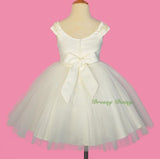 FG311 Girls' Beaded Embroidery Sequins Pageant Party Flower Girl Dresses Size 18 Months - 7