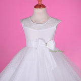 FG243 Girls' Polka Dot Pattern Tulle Flower Girl Pageant Dresses Size 2-8